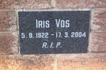 VOS Iris 1922-2004