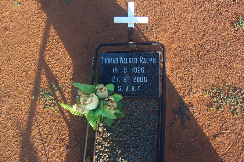 RALPH Thomas Walker 1926-2006