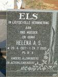 ELS Helena A.S. 1907-2005