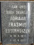 ESTERHUIZEN Adriaan Erasmus 1977-1977