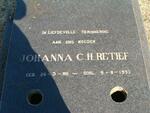 RETIEF Johanna C.H. 1911-1995