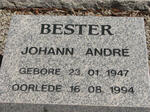 BESTER Johann Andre 1947-1994