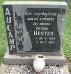 AUCAMP Hester 1943-1984