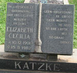 KATZKE Elizabeth Cecilia 1901-1982