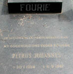 FOURIE Petrus Johannes 1924-1981