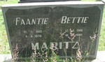 MARITZ Faantie 1910-1978 & Bettie 1916-1999