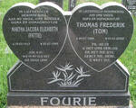 FOURIE Thomas Frederik 1909-2002 & Martha Jacoba Elizabeth 1913-1999