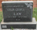 LAW Colin George 1897-1988