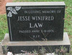 LAW Jesse Winifred -1971