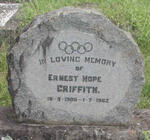 GRIFFITH Ernest Hope 1900-1962