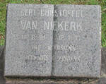 NIEKERK Gert Christoffel, van 1918-1977