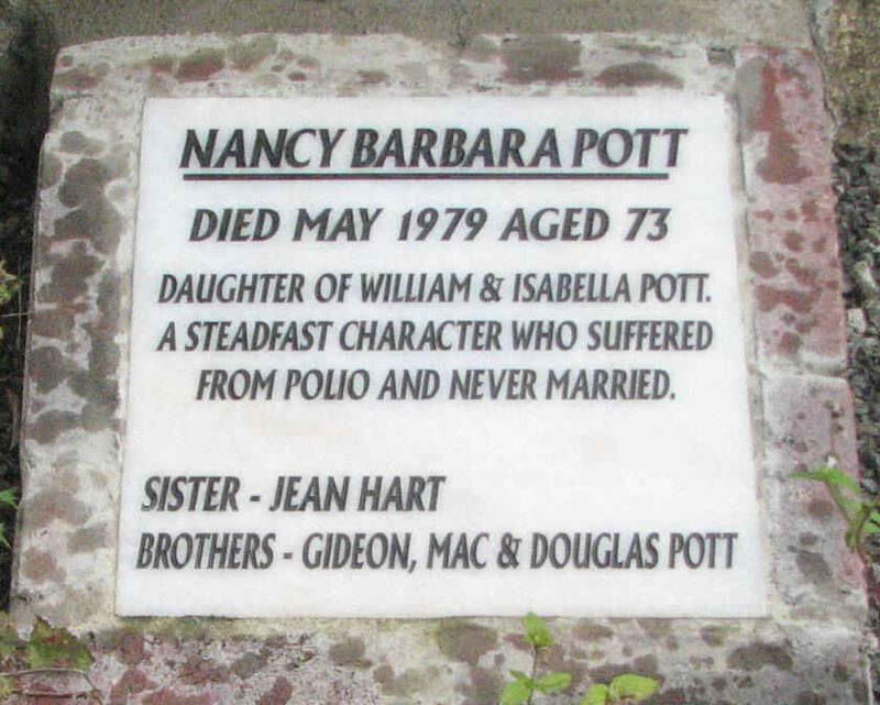 POTT Nancy Barbara -1979