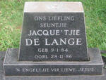 LANGE Jacque’tjie, de 1984-1986