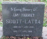 LATTA Amy Harriet, Scott 1880-1969