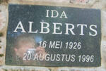 ALBERTS Ida 1926-1996