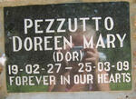 PEZZUTTO Doreen Mary 1927-2009
