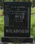 WALKINSHAW Ben 1933-1979