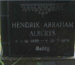 ALBERTS Hendrik Abraham 1895-1974
