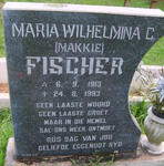 FISCHER Maria Wilhelmina C. 1913-1993