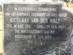 WALT Nicolaas, van der 1891-1960