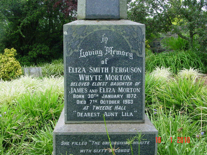 MORTON Eliza Smith Ferguson Whyte 1872-1963