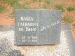 BEER Maria Catharina, de 1896-1979