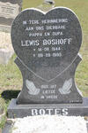 BOTES Lewis Boshoff 1944-1995
