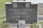 GUTHRIE Folkers Johannes 1912-1979