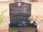 ZYL Dorothea Petronella, van 1943-2008