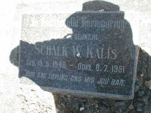 KALIS Schalk W. 1948-1951