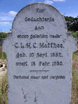 MATTHEE C.L.H.C. 1852-1930