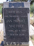 MATTHEE Jan Michiel -1951