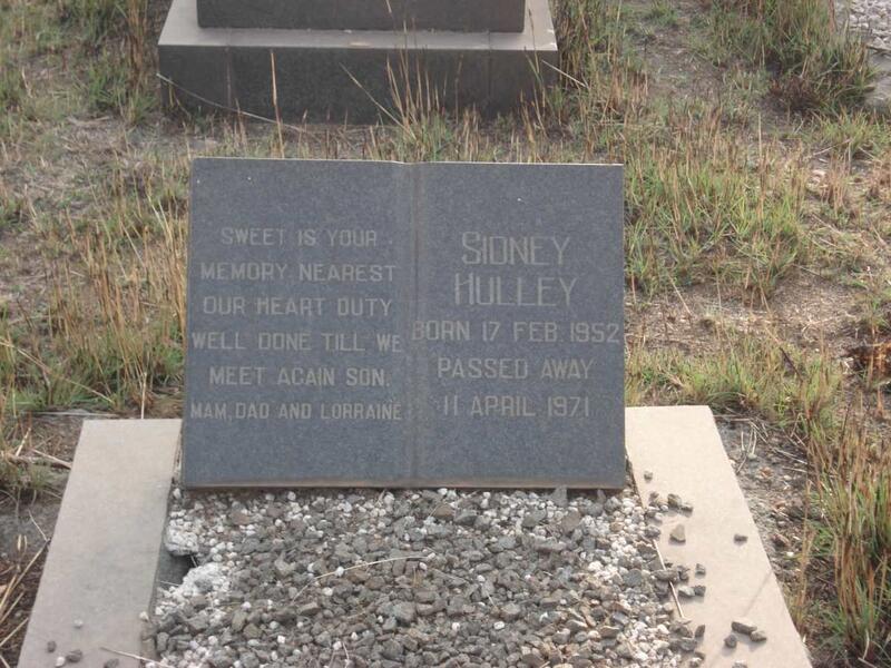 HULLEY Sidney 1952-1971