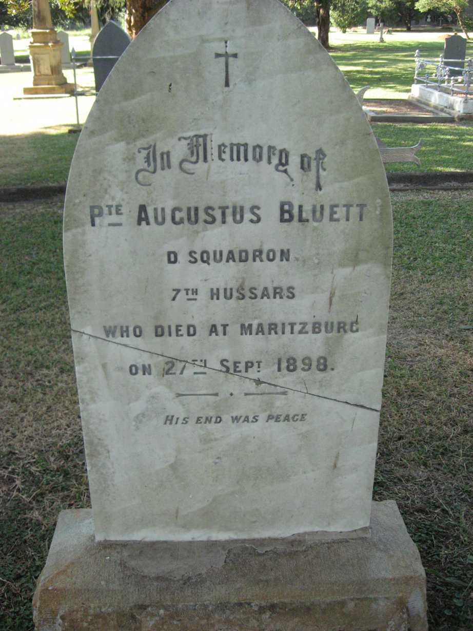 BLUETT Augustus -1898