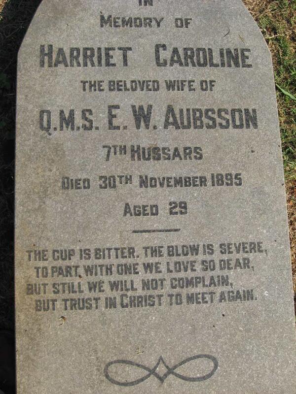 AUBSSON Harriet Caroline -1895