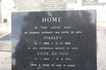 HOME Stanley 1908-1969 & Essie DE VOS 1909-1975