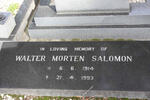SALOMON Walter Morten 1914-1993
