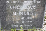 MEINTJIES Vera Mavis 1922-1994