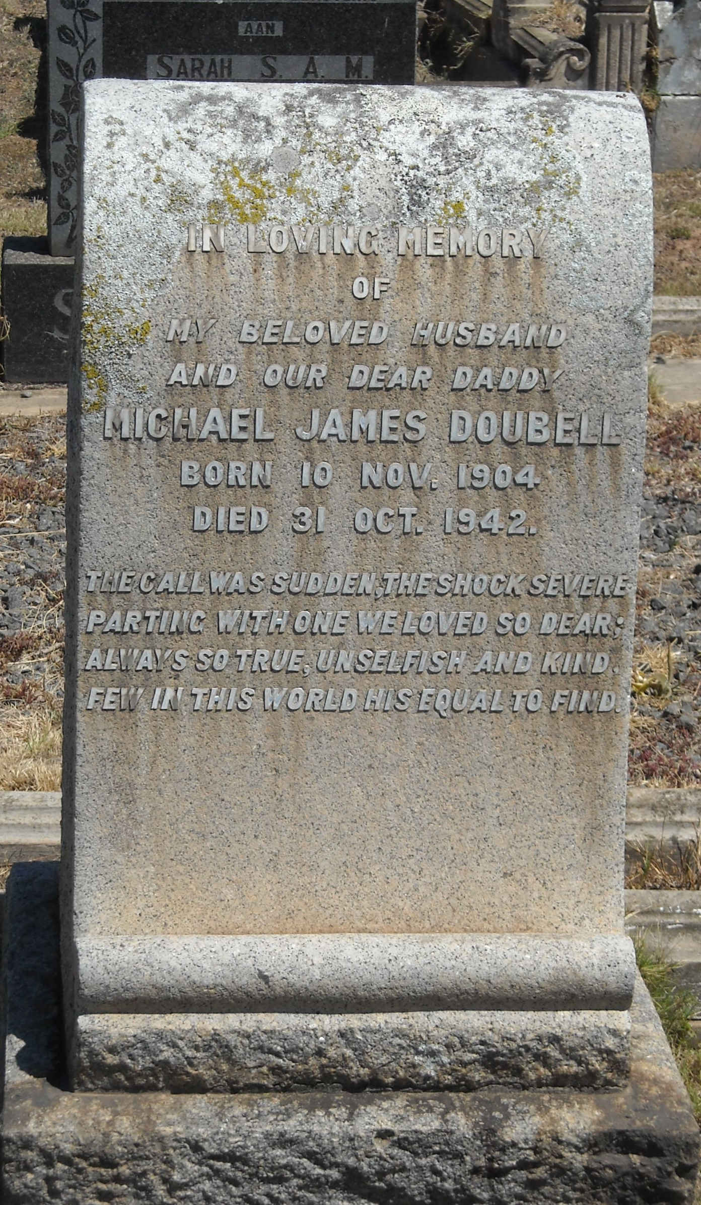 DOUBELL Michael James 1904-1942