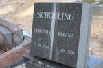 SCHOOLING Dorothy Regina 1916-2000
