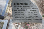 RANDALL Owen 1916-2007 & Ella WINFIELD 1913-1998