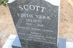 SCOTT Edith Vera nee CLIFT 1922-2008