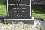 HARROP Elizabeth Petronella 1883-1977