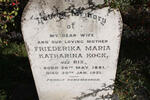 KOCK Friederika Maria Katharina nee RIX 1881-1921