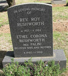 RUSHWORTH Roy 1907-1984 & Ethel Corona PALIN 1902-1990