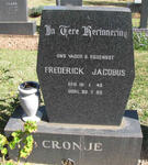 CRONJE Frederick Jacobus 1940-1985