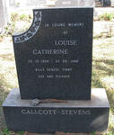STEVENS Louise Catherine, Calcott 1908-1986