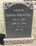 GOOSSENS Louisa Karien 1965-1965