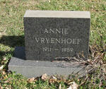 VRYENHOEF Annie 1911-1989