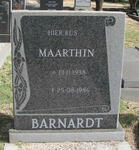 BARNARDT Maarthin 1938-1986
